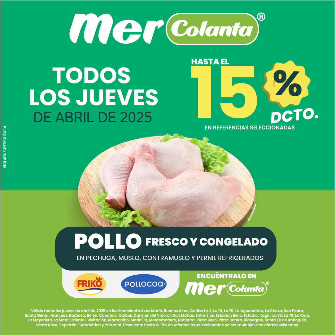 Descuentos en pollo