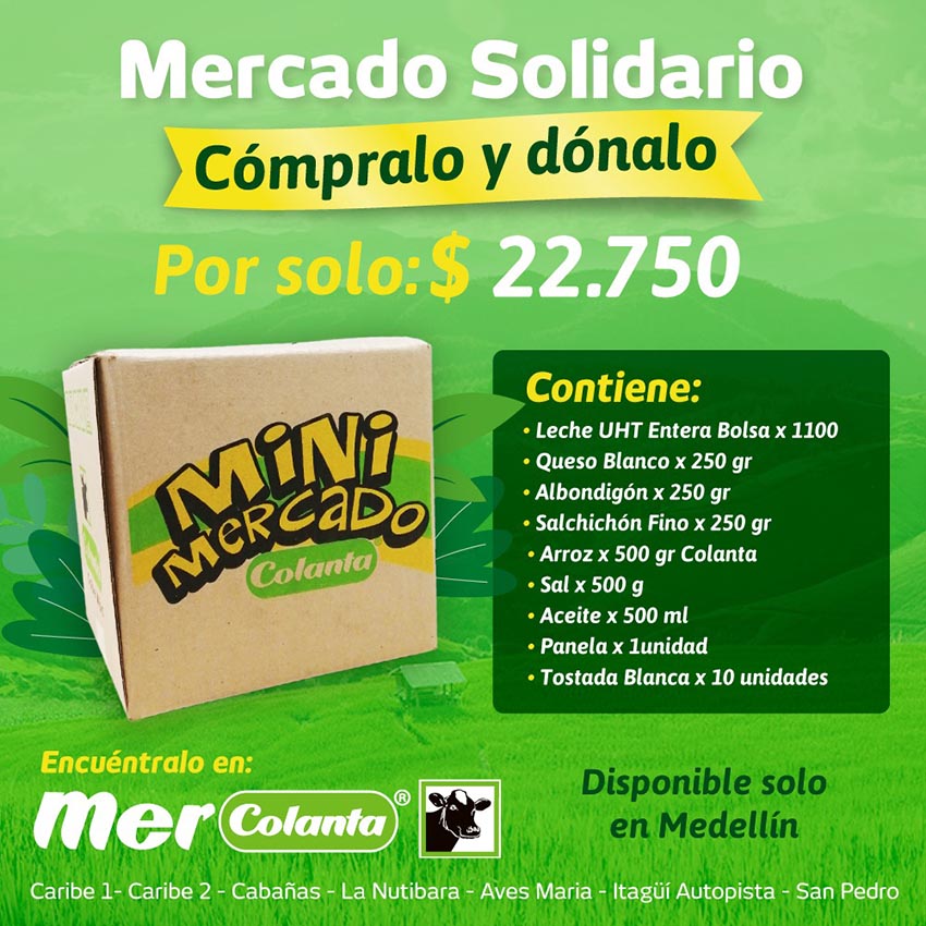 mercado solidario mercolanta para donar