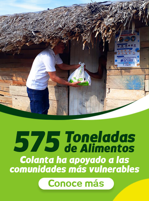 575 toneladas alimentos donacion colanta comunidades