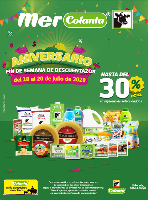 descuentazos mercolanta descuentos colanta 2020