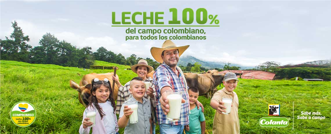 leche colanta 100% del campo colombiano