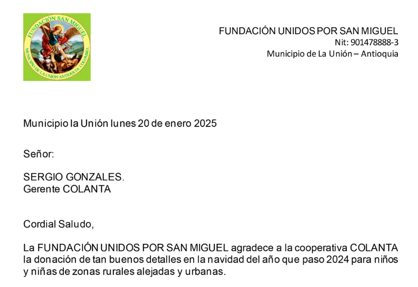 Alegría y felicidad a los niños de la Fundación Unidos por San Miguel