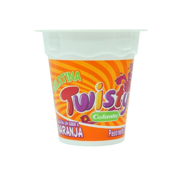 gelatina Twisty colanta Naranja