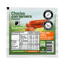 Chorizo con Ternera 450 gramos