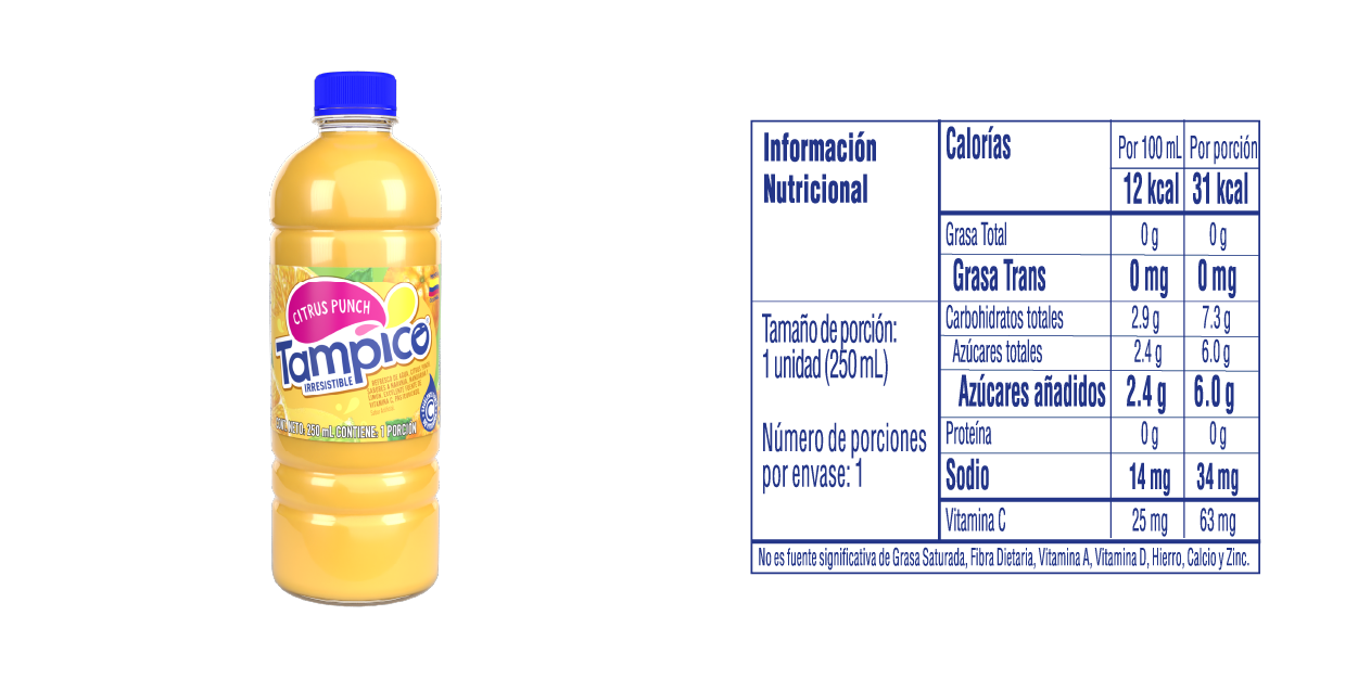 Tampico Botella 250 ml