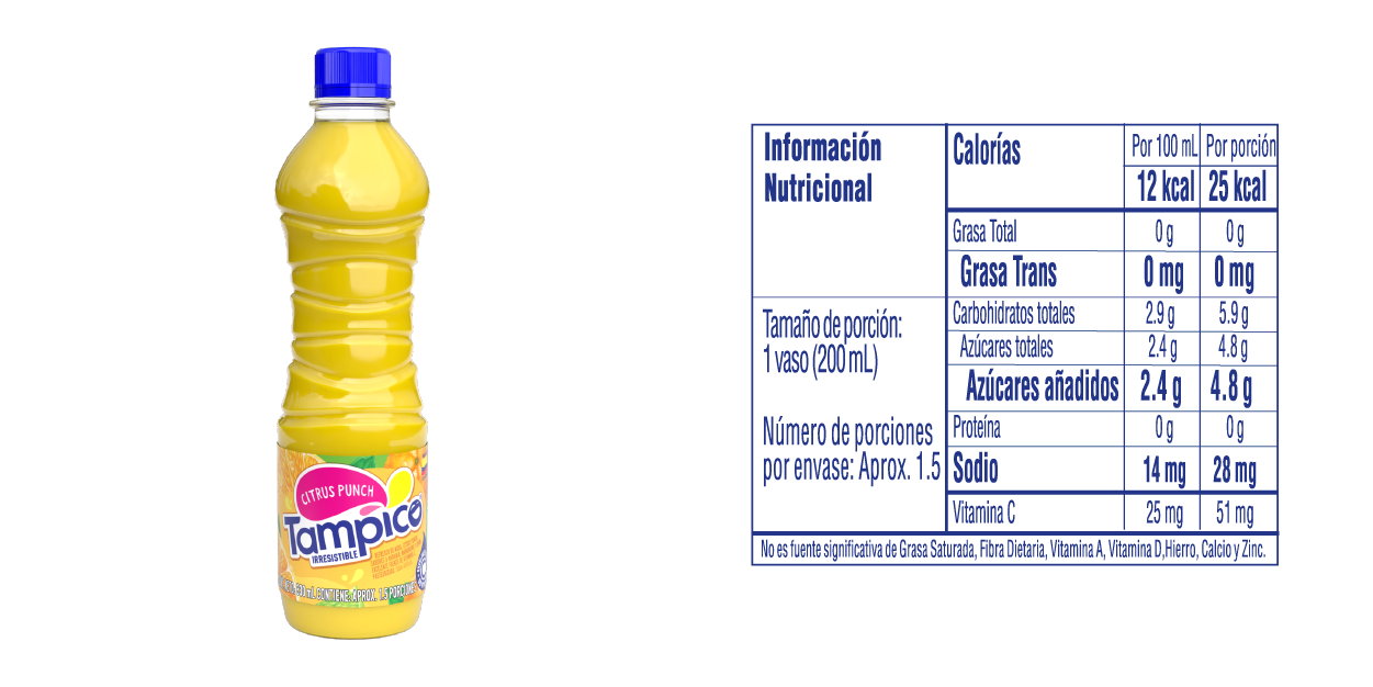 Tampico Citrus Botella 330