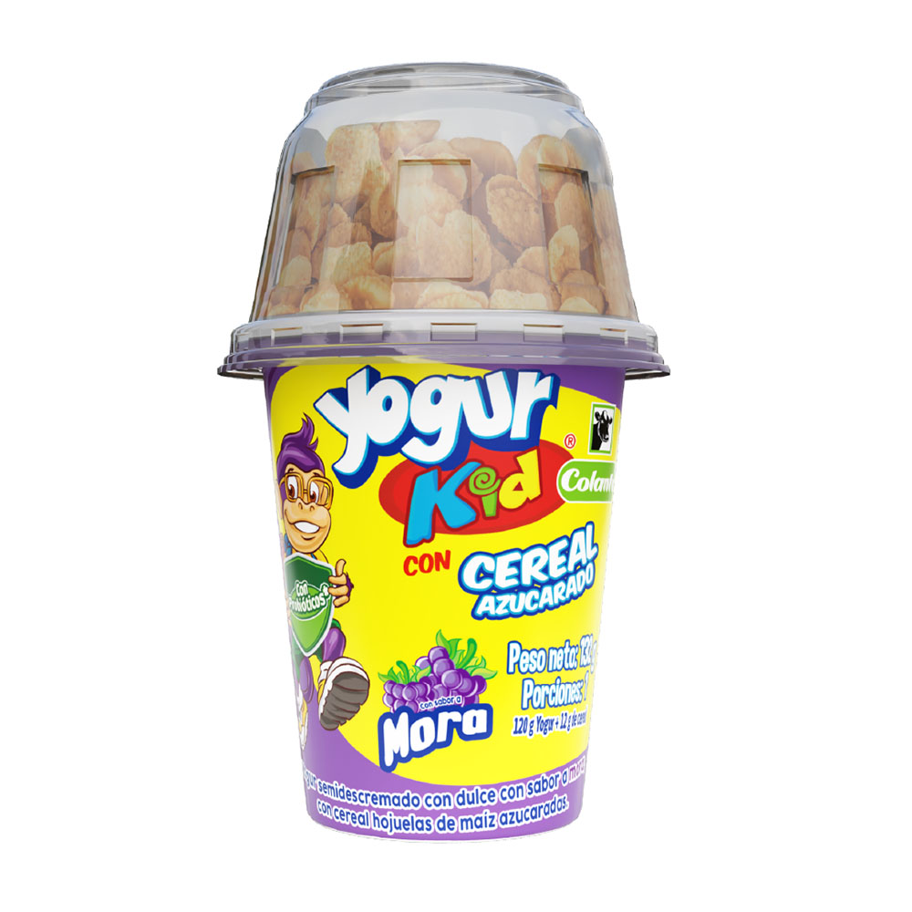 Yogur Kid Mora con Cereal