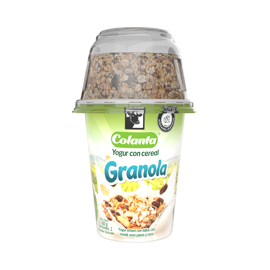 Yogur con Cereal - Granola