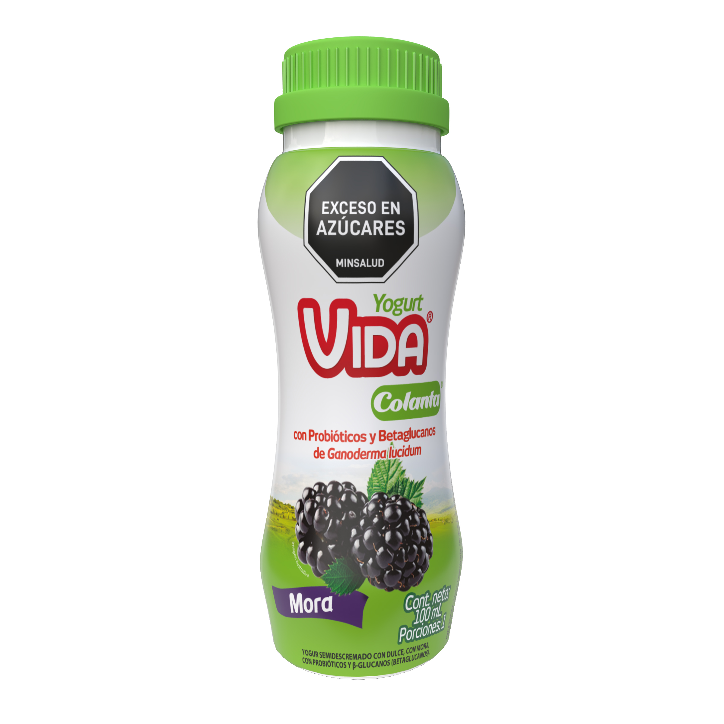 Yogur vida mora 100 ml