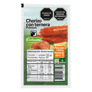 Chorizo con Ternera Premium x 1125 g