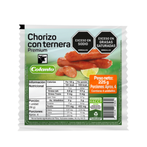 Chorizo con Ternera Premium x 225 g