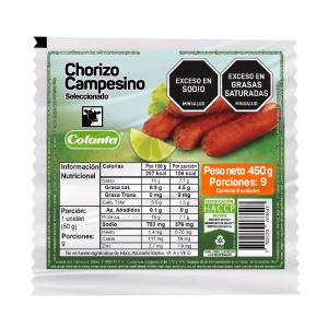 Chorizo Campesino x 450 g