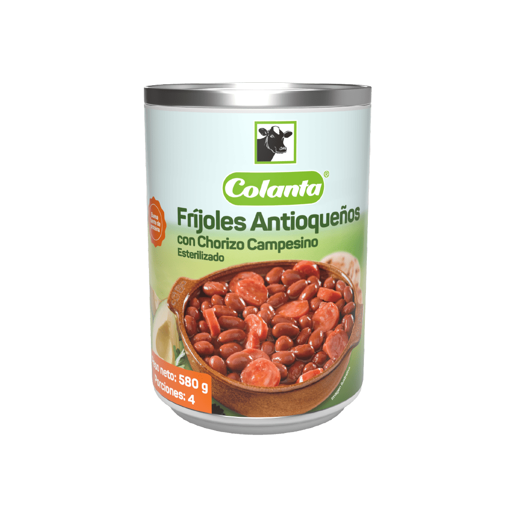 Frijoles Antioqueños con Chorizo Campesino Lata x 580 gr