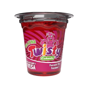 Gelatina Twisty Fresa 120 g