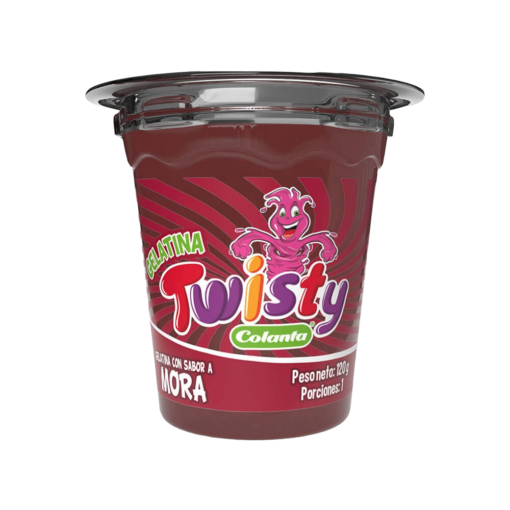 Gelatina twisty mora 120 g