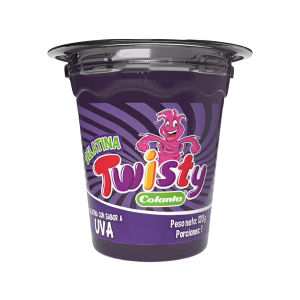 Gelatina twisty uva 120 g