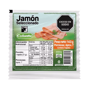 Jamón Seleccionado Colanta x 143 g