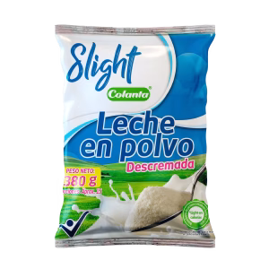 Bolsa Leche en Polvo Descremada Colanta Slight x 380 g
