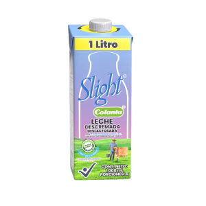 Leche UHT Descremada Deslactosada Slight Caja x 1000 ml