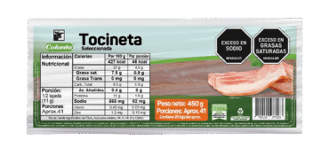 Tocineta Seleccionada Colanta x 450 g