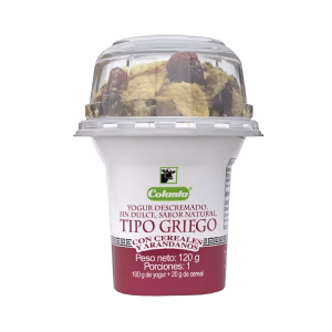 Yogur Griego Colanta con Cereal y Arándanos