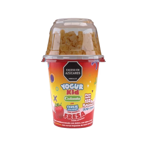 Yogur Kid cereal fresa vaso 132 g