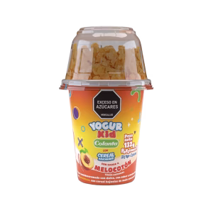 Yogur Kid Melocotón con Cereal Vaso x 132 g
