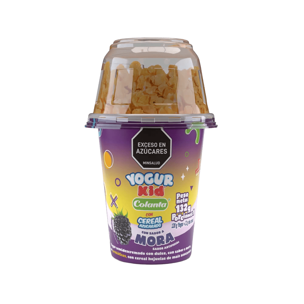Yogur Kid Mora con Cereal Vaso x 132 g