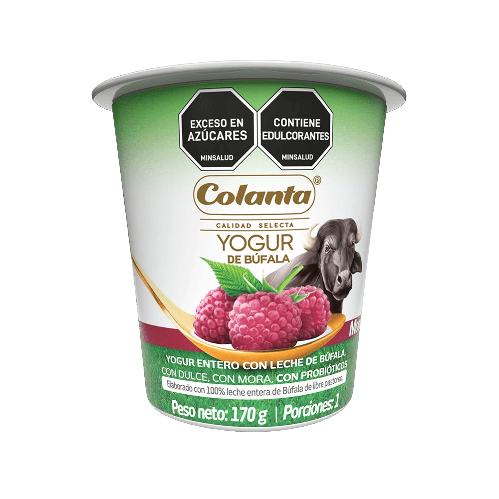 Yogur Búfala Mora Colanta Vaso x 170 g