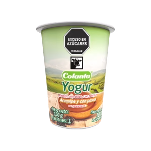 Yogur Entero Arequipe con Pasas Colanta Vaso x 150 g