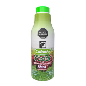 Yogur Entero Mora Colanta Garrafa x 1000 g