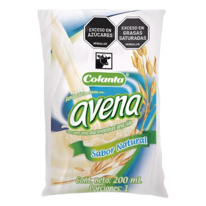 Avena Sabor Natural Bolsa x 200 ml