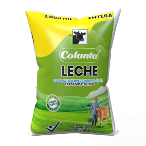 Bolsa de Leche Entera UHT Colanta x 1000 ml