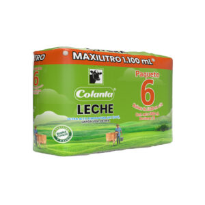 Leche Entera UHT Bolsa 1100 ml Maxilitro x 6 Unidades