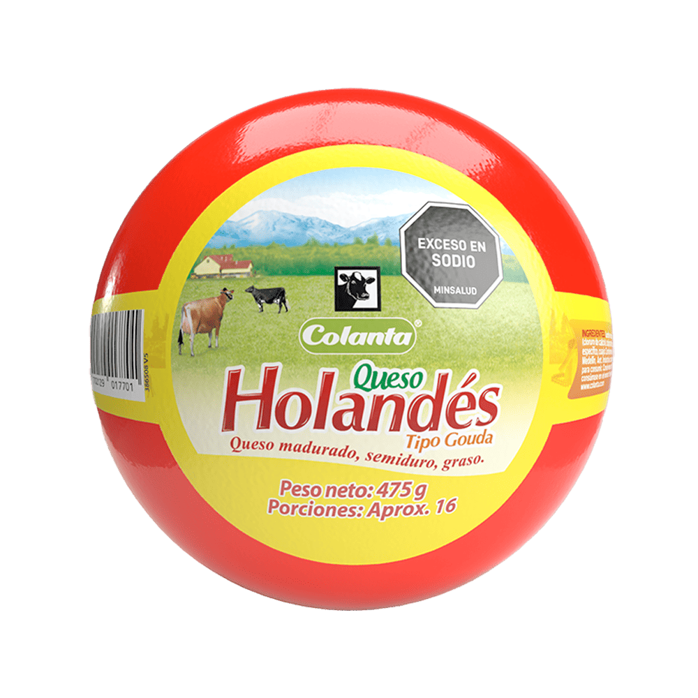 Queso tipo holandés x 475 g