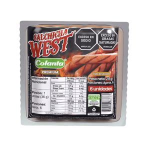 Salchicha West Colanta 215 g