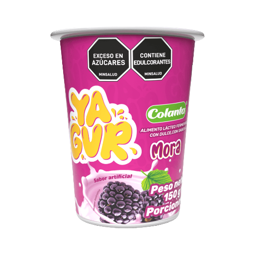 Yagur® Colanta Mora Vaso x 150 g