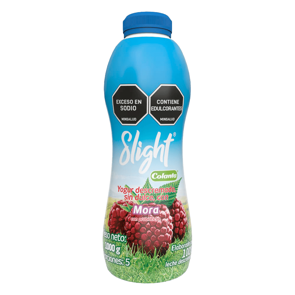 Yogur Slight Mora Colanta Garrafa x 1000 g